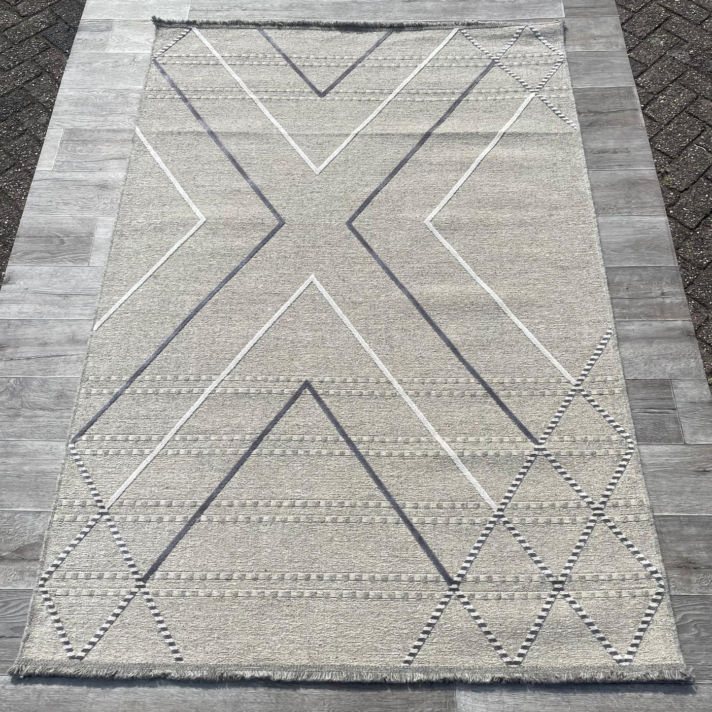 Brinker Loni 108 Beige Vloerkleed - 160x230cm - QF Living