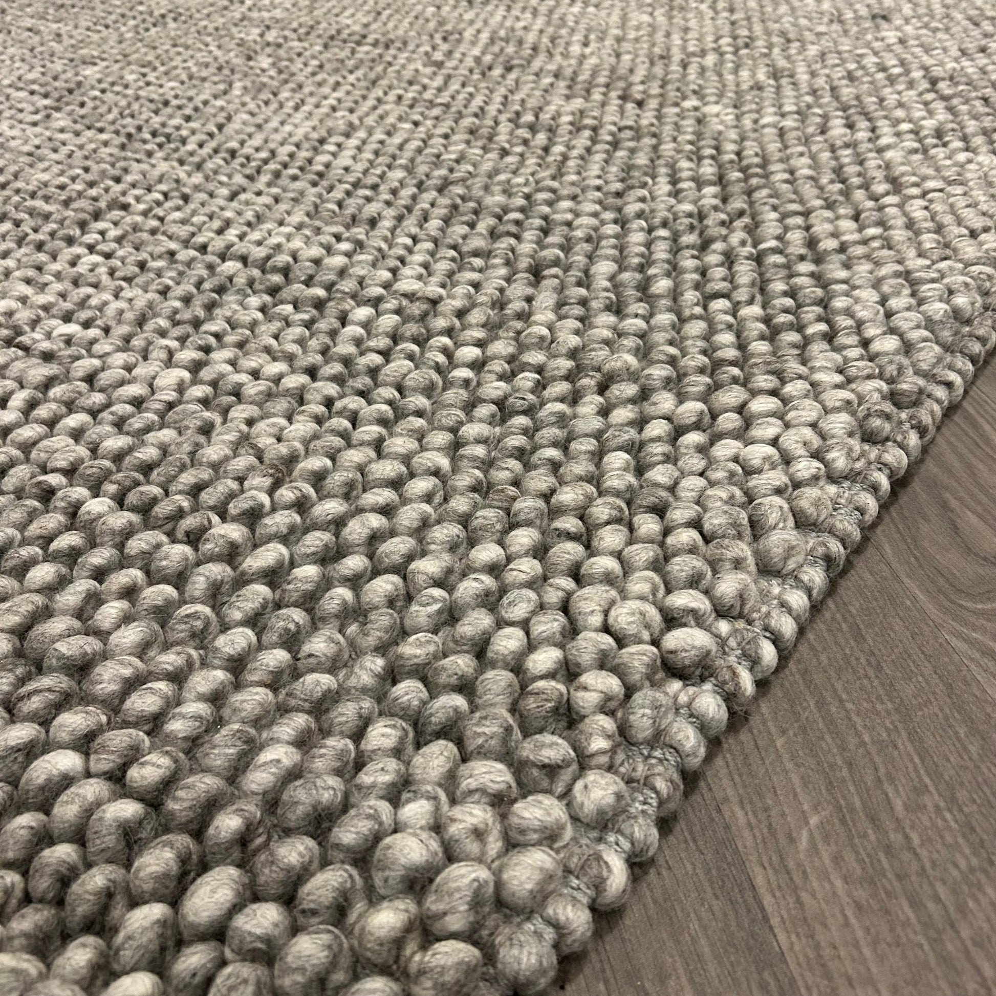 Brinker Loop 2401 Grijs Vloerkleed - 170x230cm - QF Living