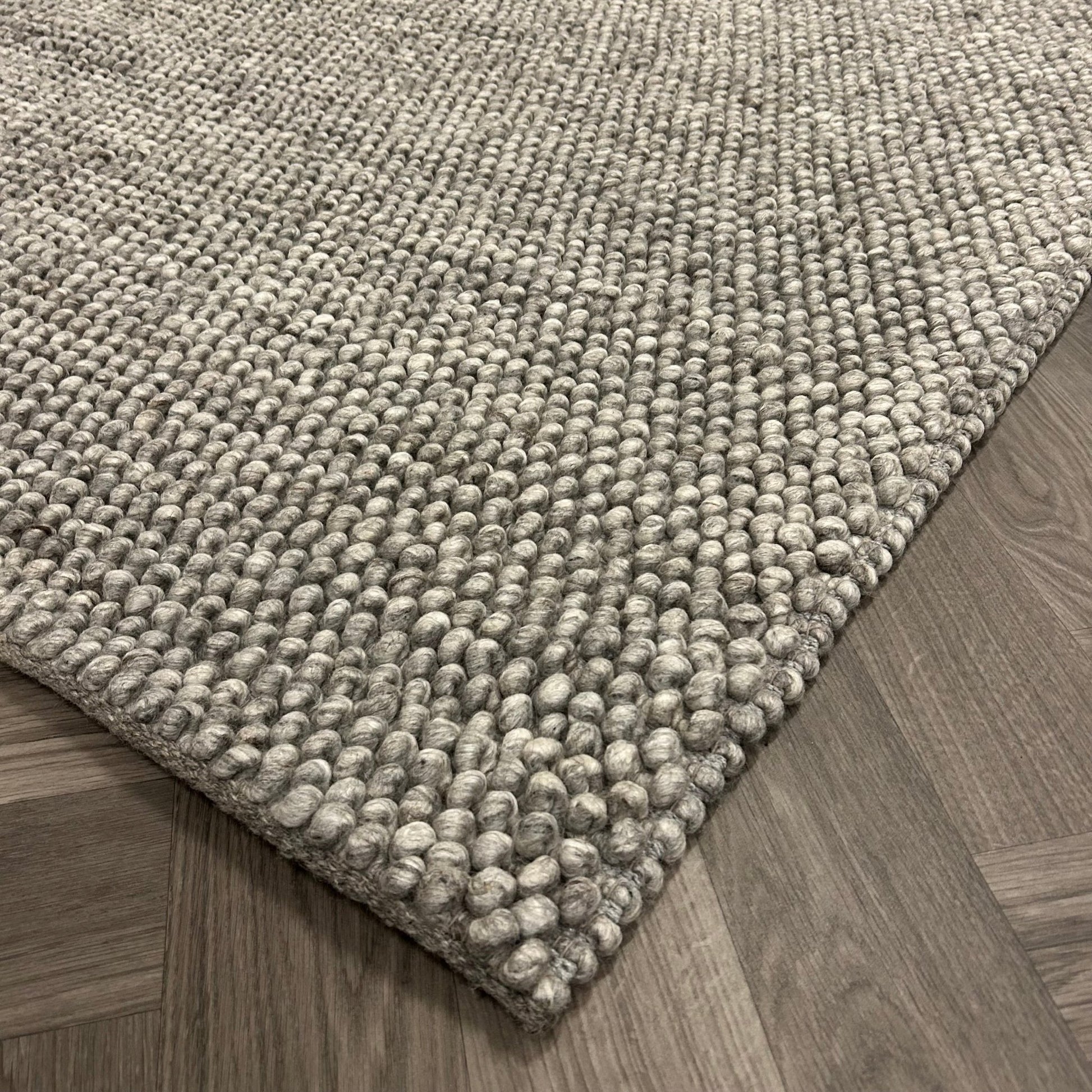 Brinker Loop 2401 Grijs Vloerkleed - 170x230cm - QF Living