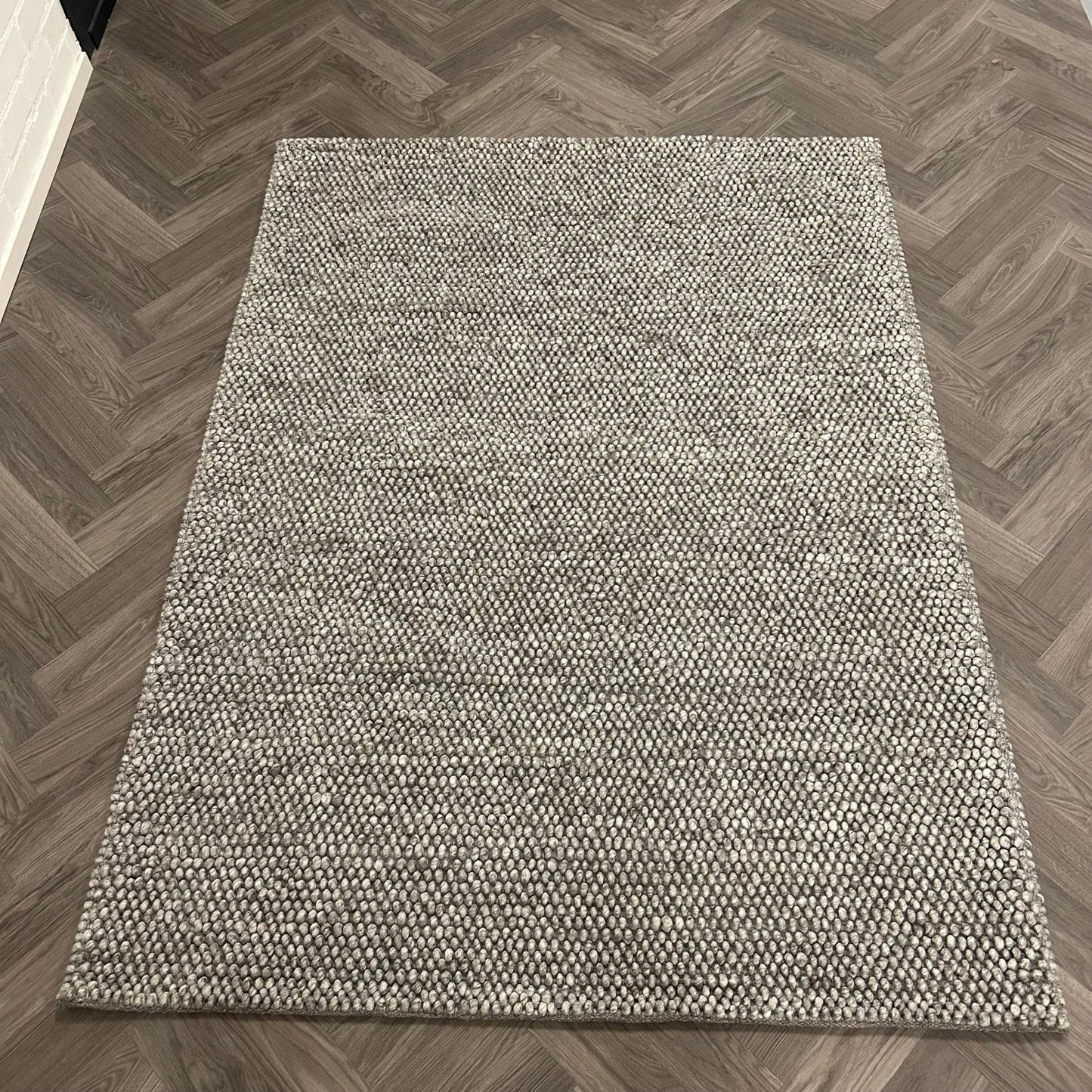 Brinker Loop 2401 Grijs Vloerkleed - 170x230cm - QF Living