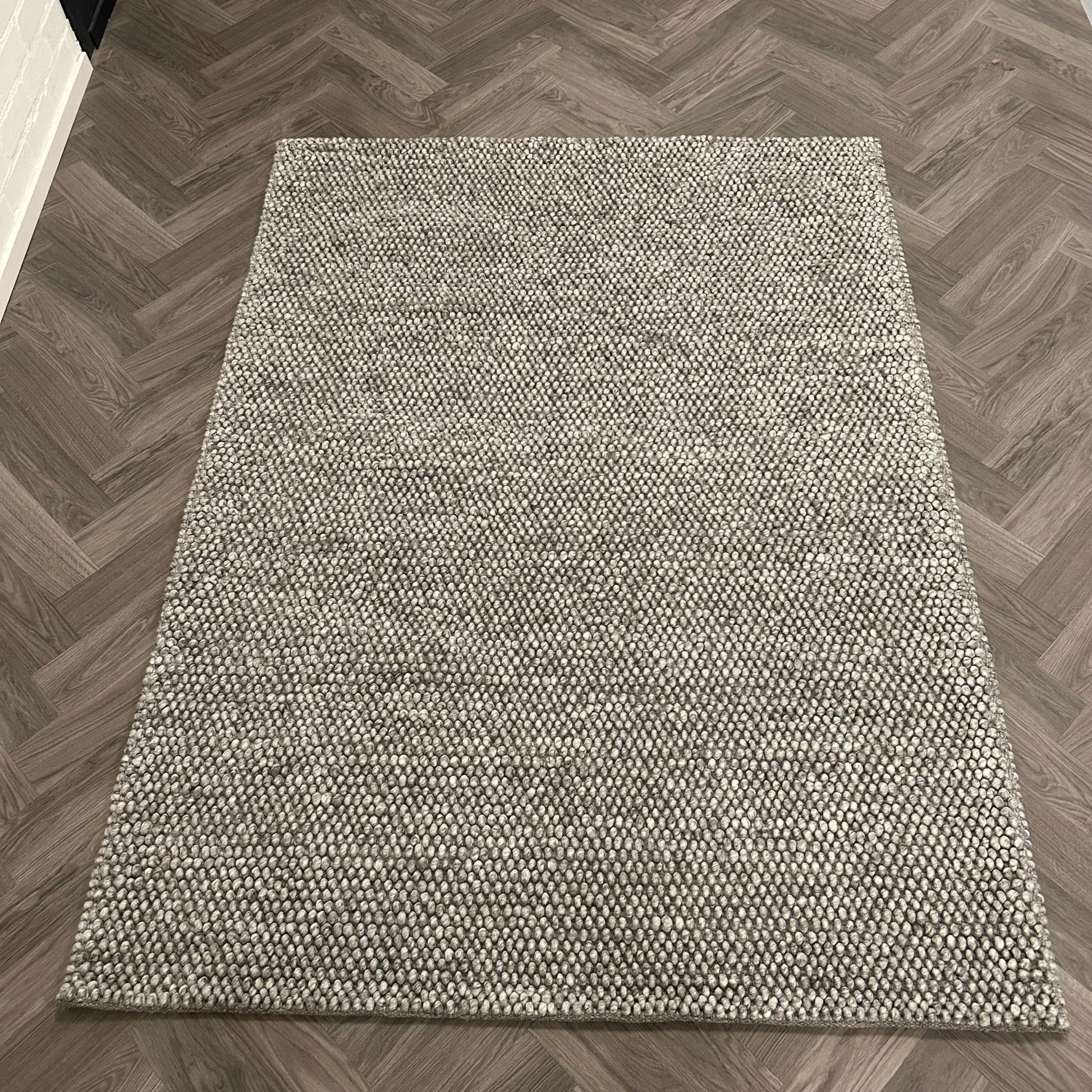 Brinker Loop 2401 Grijs Vloerkleed - 170x230cm - QF Living