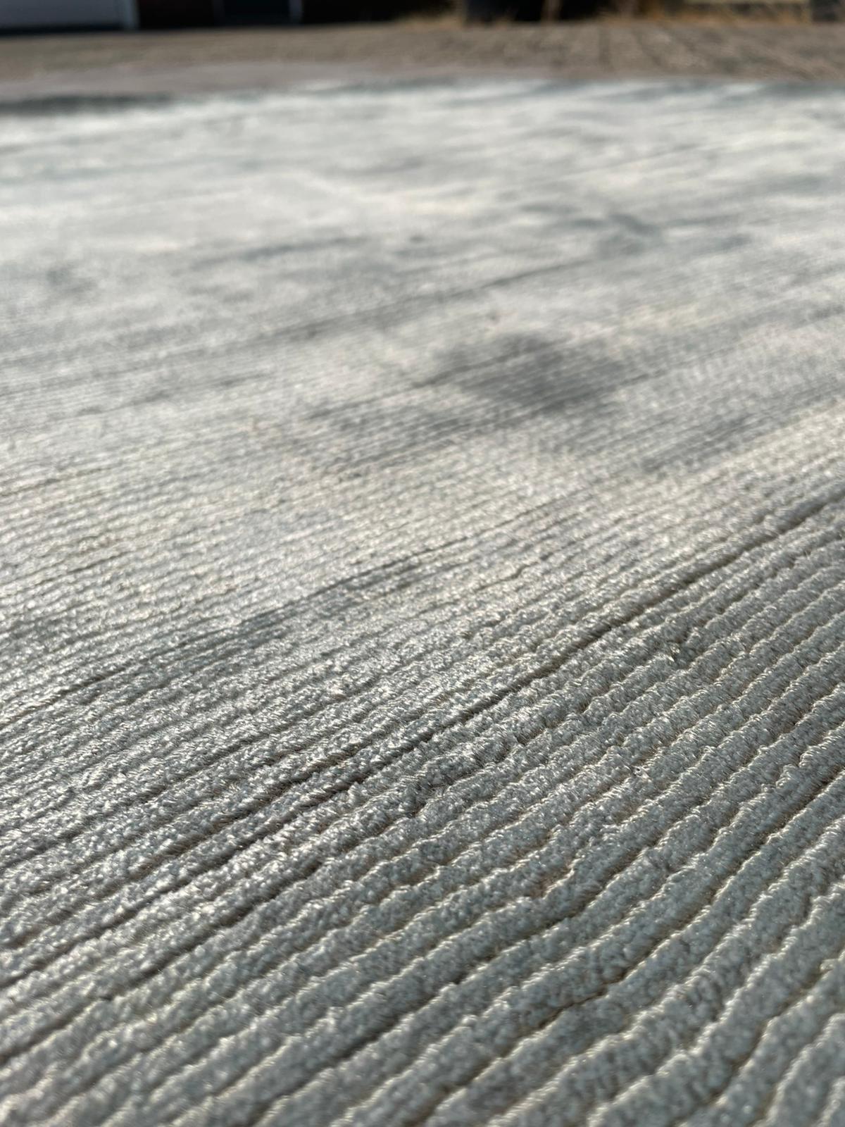 Brinker Oyster Grey Rond Vloerkleed - 150x150cm - QF Living