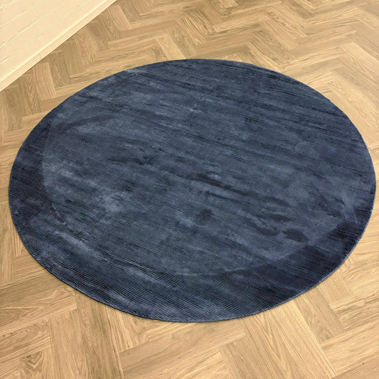Brinker Oyster Navy Blue Vloerkleed - 200x200cm - QF Living