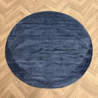 Brinker Oyster Navy Blue Vloerkleed - 200x200cm - QF Living