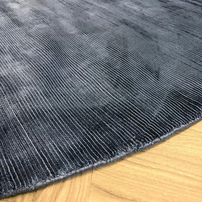 Brinker Oyster Navy Blue Vloerkleed - 200x200cm - QF Living