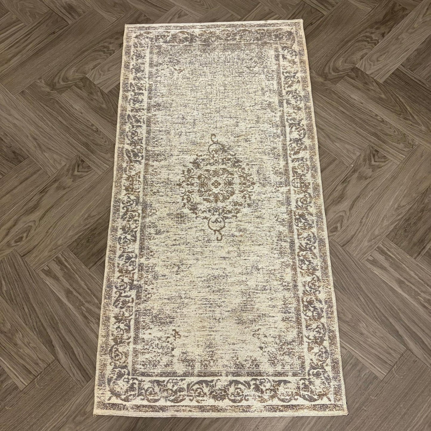 Brinker Pinkpop Sand Vloerkleed - 70x140cm - QF Living