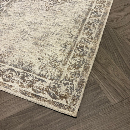 Brinker Pinkpop Sand Vloerkleed - 70x140cm - QF Living