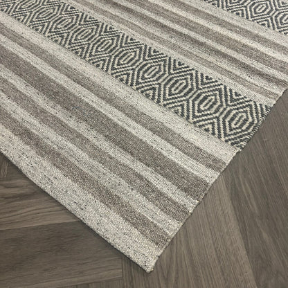 Brinker Rain Grey Vloerkleed - 200x290cm - QF Living