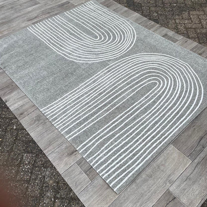 Brinker Retro Collection Curzo Stone Vloerkleed - 170x230cm - QF Living