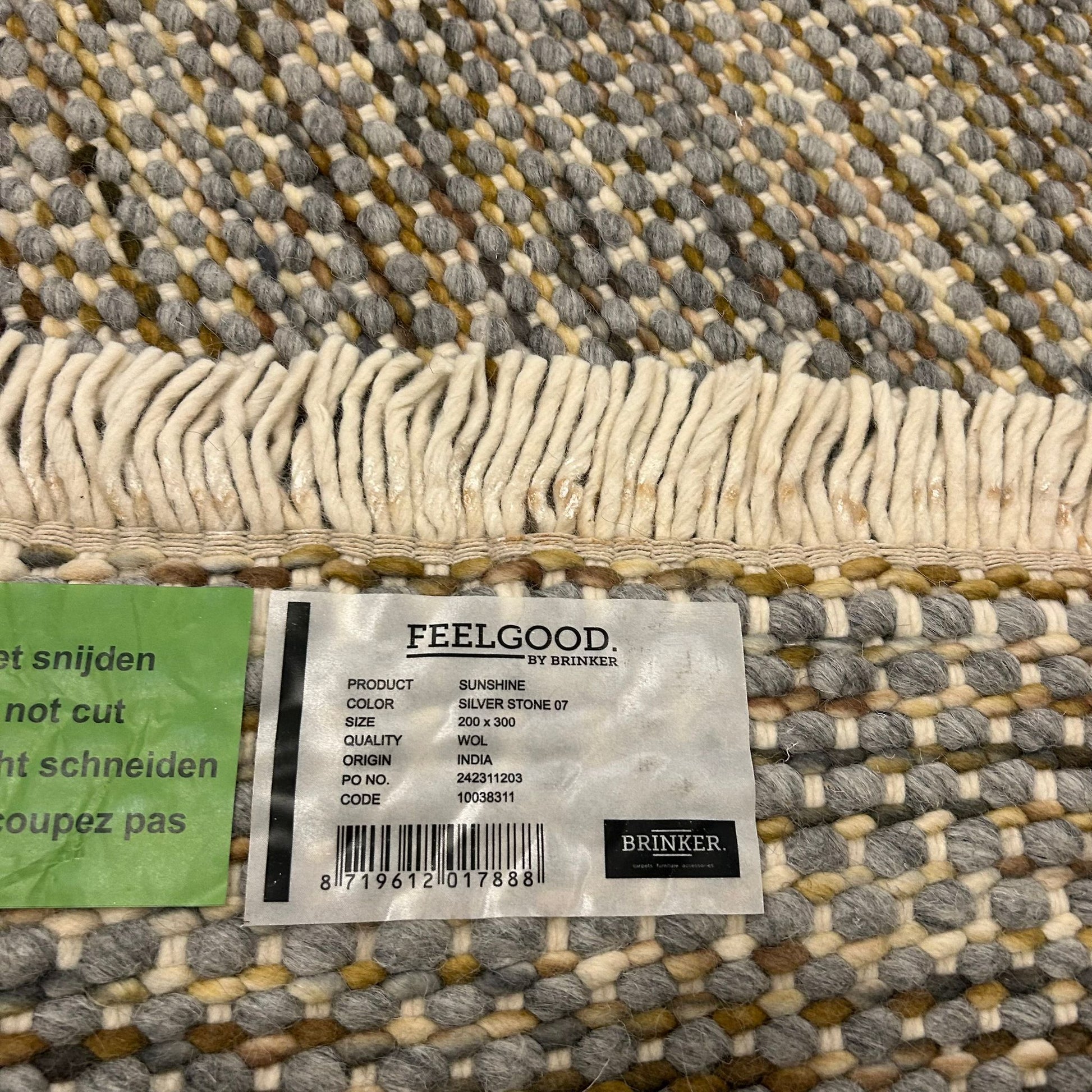 Brinker Sunshine Silver Stone 07 - 200x300cm - QF Living