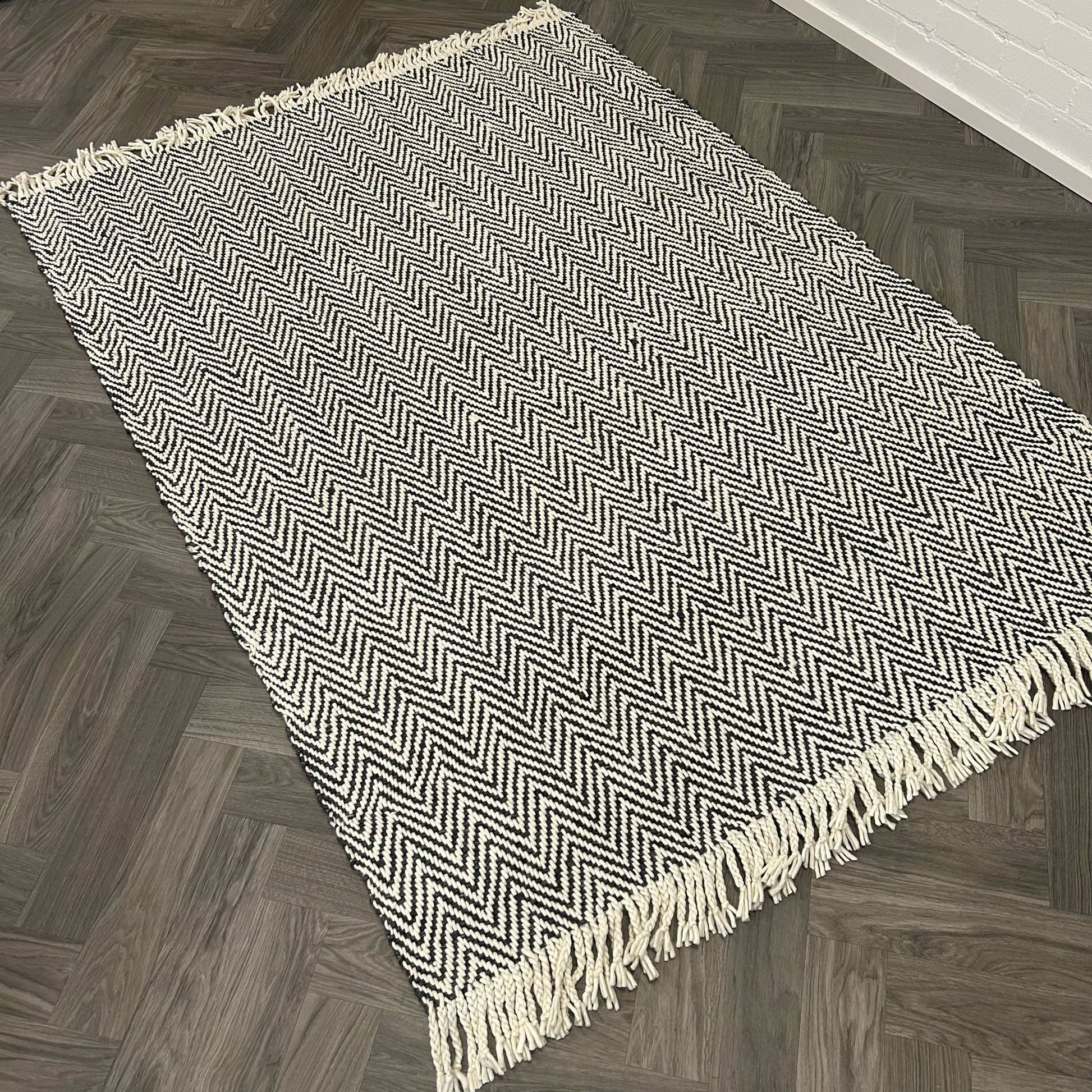 Brinker Vijon Charcoal Vloerkleed - 200x300cm - QF Living