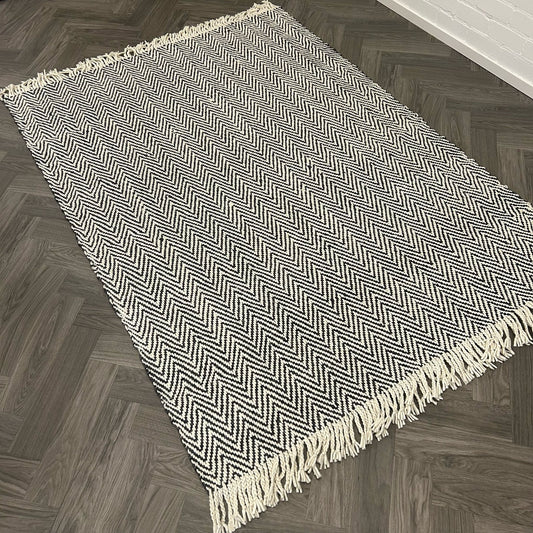 Brinker Vijon Charcoal Vloerkleed - 200x300cm - QF Living