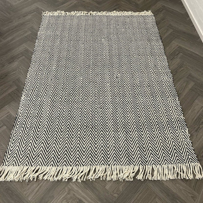 Brinker Vijon Charcoal Vloerkleed - 200x300cm - QF Living