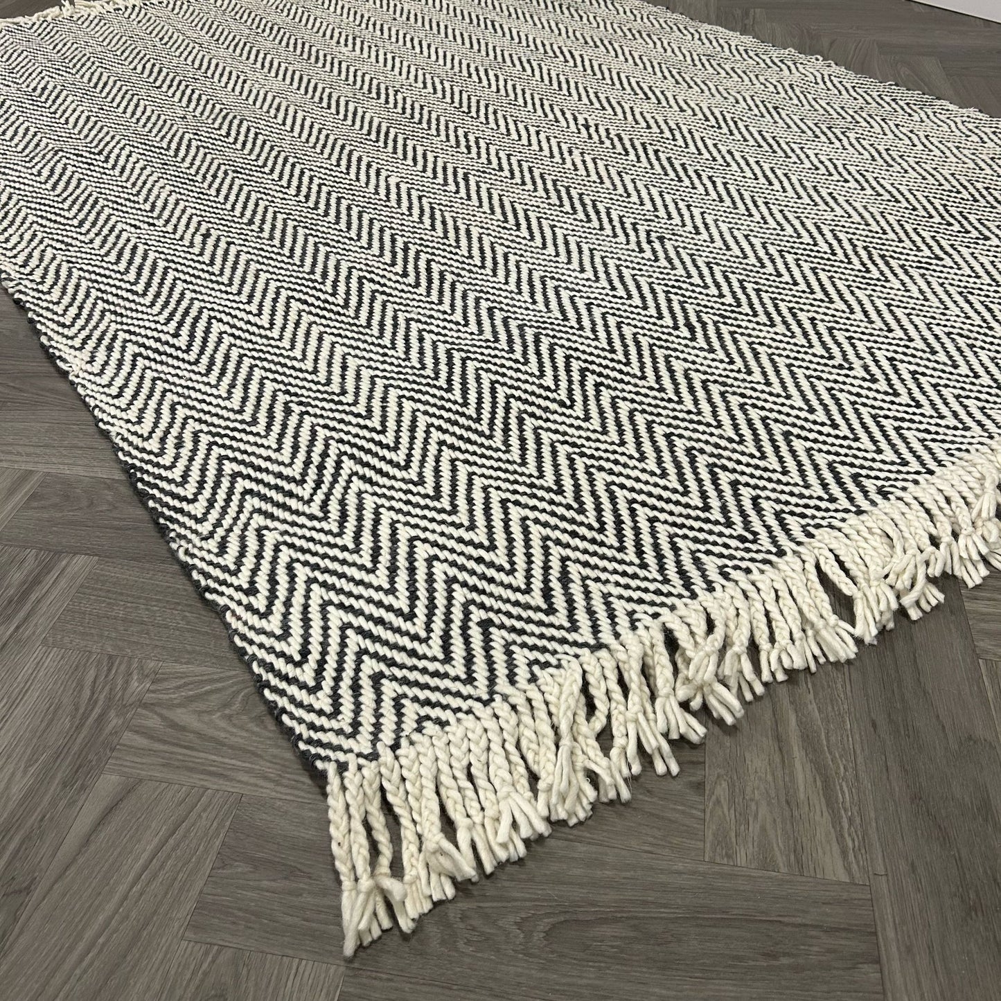 Brinker Vijon Charcoal Vloerkleed - 200x300cm - QF Living