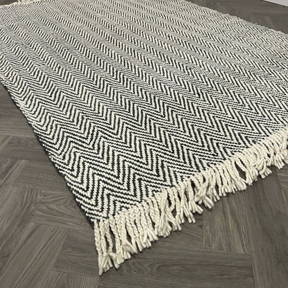 Brinker Vijon Charcoal Vloerkleed - 200x300cm - QF Living