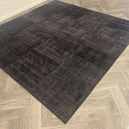 Brinker Vintage Black Vloerkleed - 240x240cm - QF Living