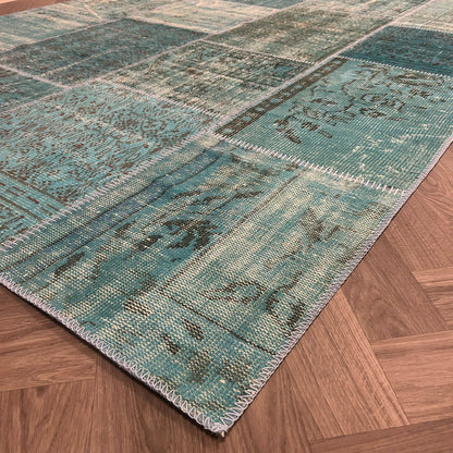 Brinker Vintage Turquoise Vloerkleed - 200x300cm - QF Living