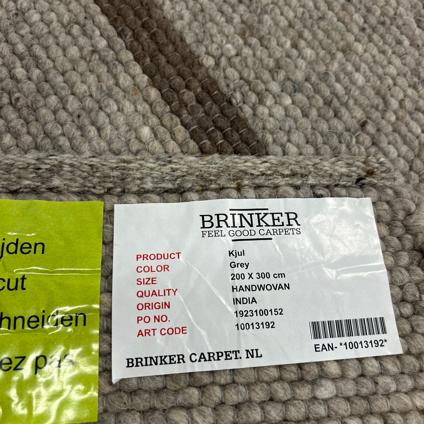 Brinker Kjul Grey Vloerkleed - 200x300cm