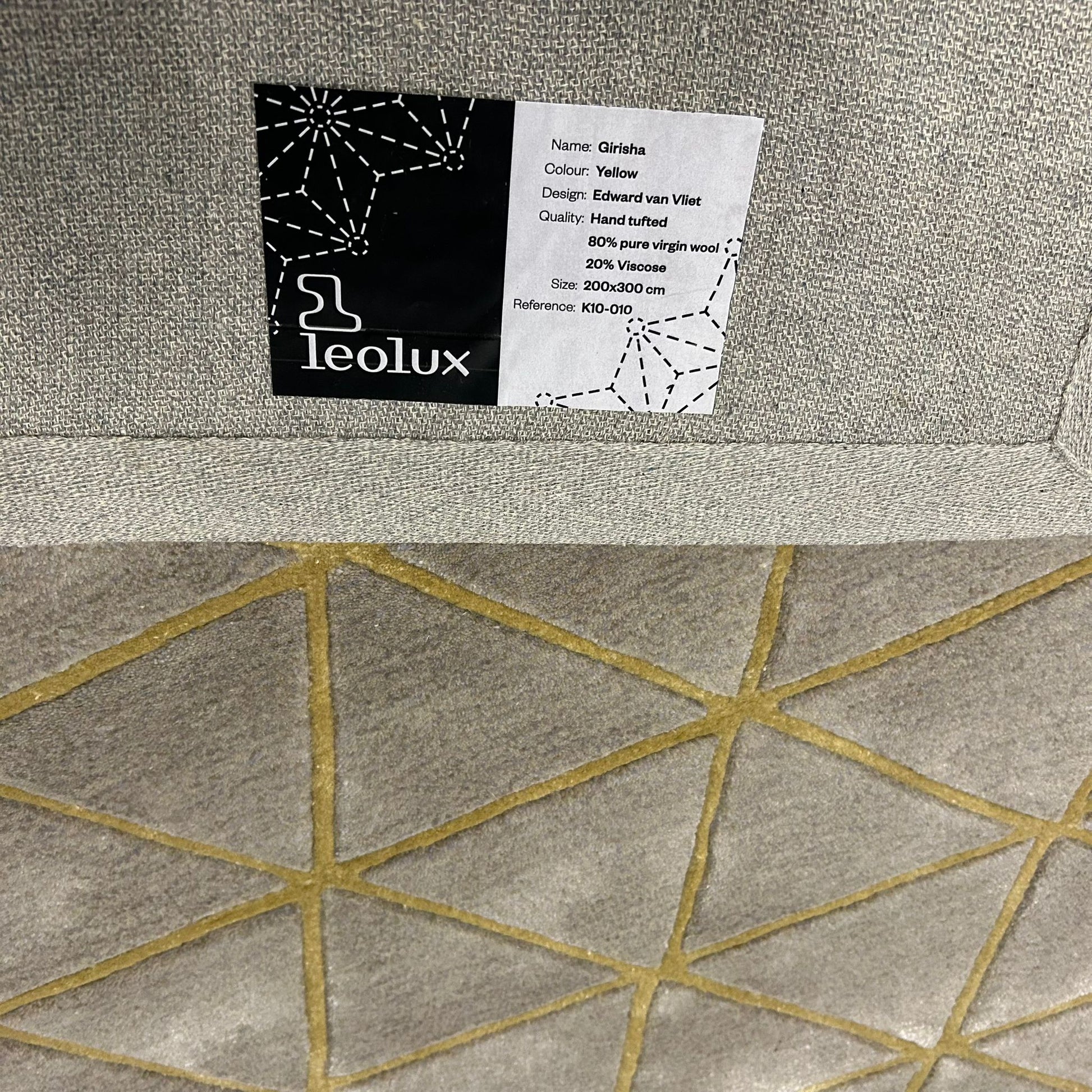Leolux Girisha Yellow Vloerkleed - 200x300cm - QF Living