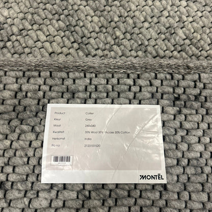 Montèl Collier Grey Vloerkleed - 240x340cm - QF Living