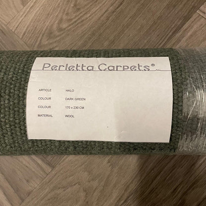 Perletta Halo Dark Green Vloerkleed - 170x230cm - QF Living