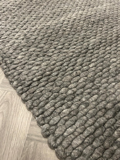 Pronto Wonen Mello 900 Antracite Vloerkleed - 240x340cm - QF Living